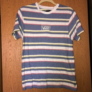 Stripped Vans shirt size small